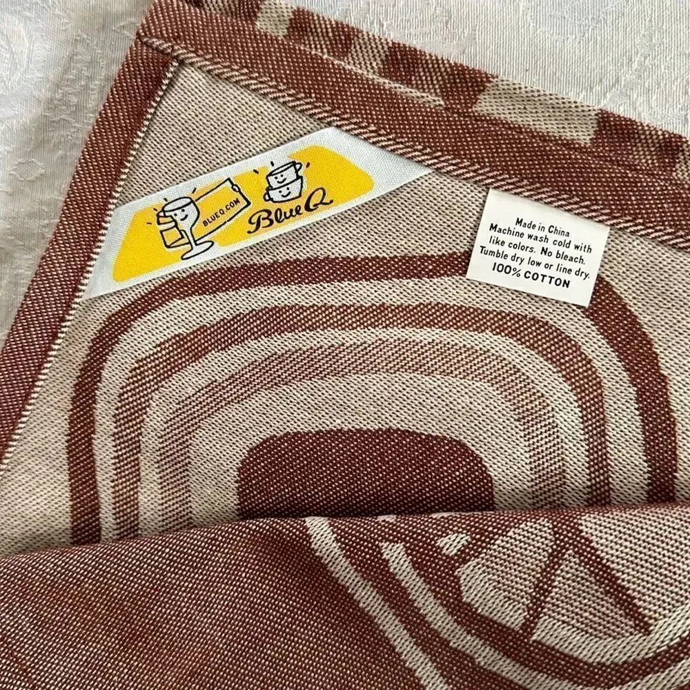 Blue Q Cotton Woven Dish Towel  - Make Mine a Double